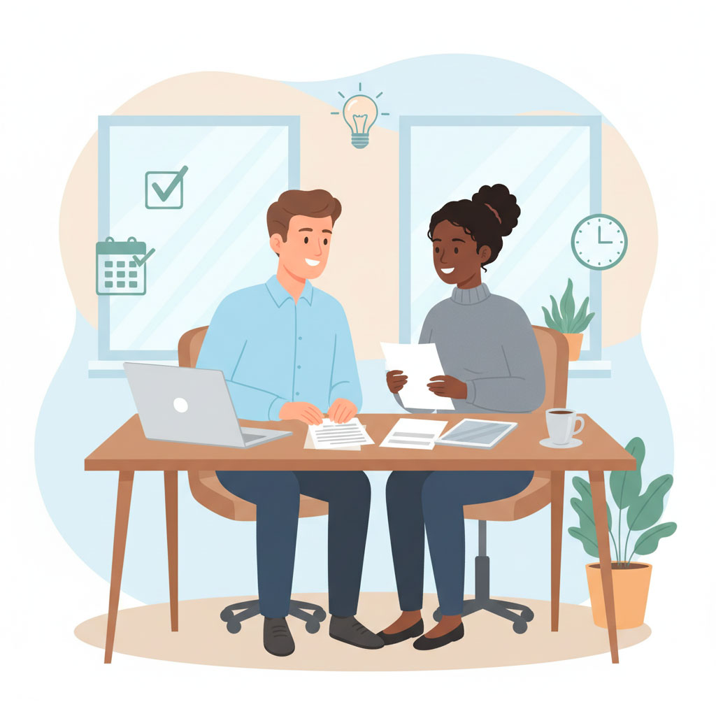 Externalisation administrative - réunion de travail